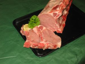 Schweinekotelett mit Knochen