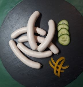 Wei�wurst f. Neurodermitiker v. Schwein